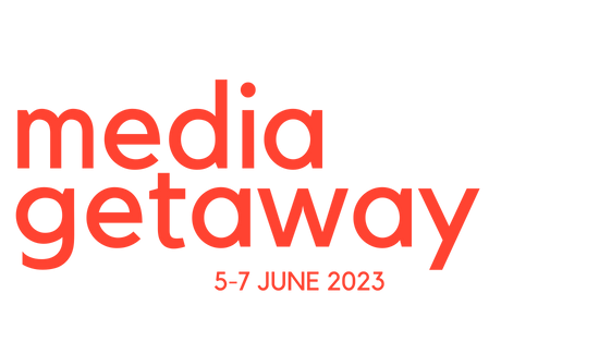 Media Getaway logo for June event