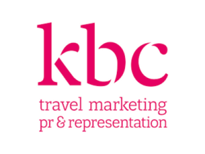 Logo for KBC travel marketing